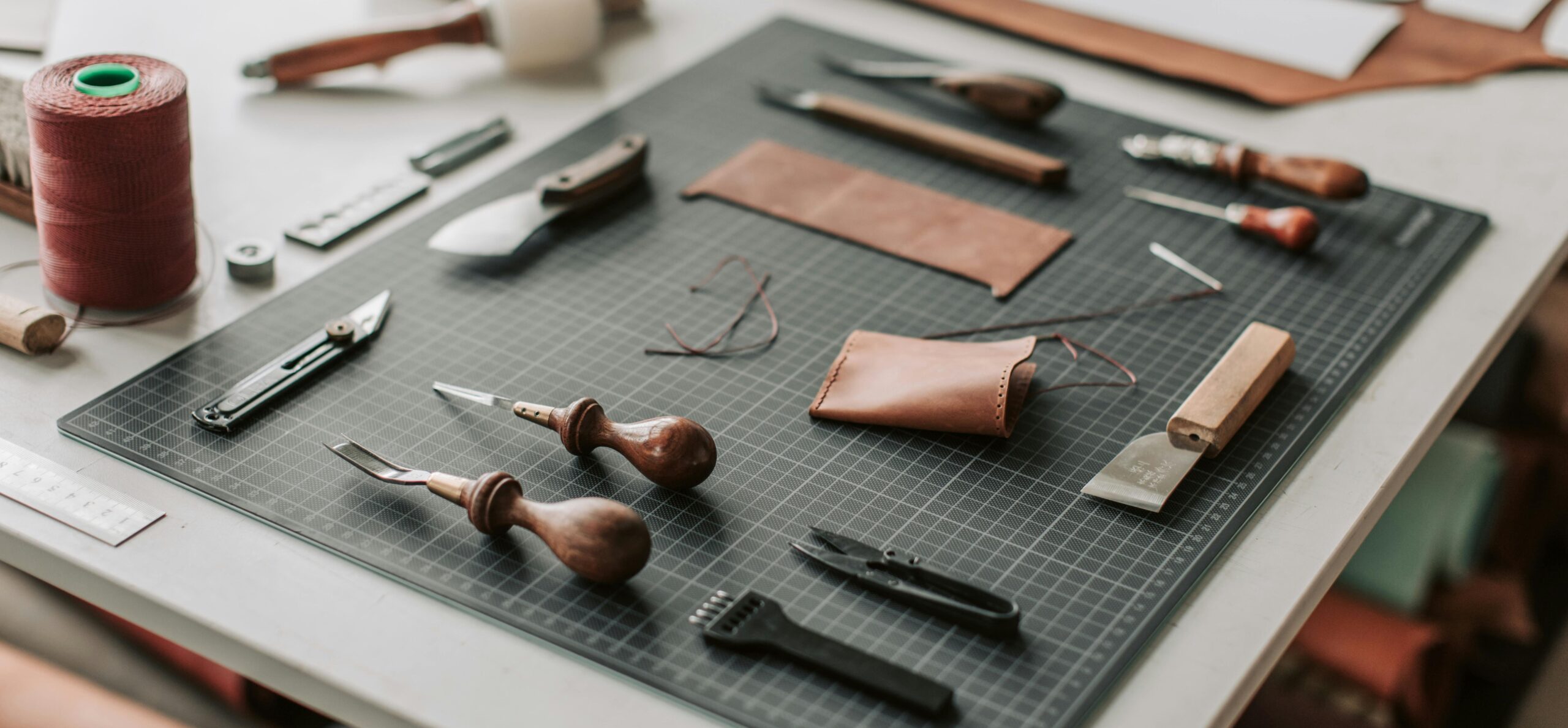 pexels vlada karpovich 4452611 scaled - Introduction to Leather Tools - Artnamic - Introduction to Leather Tools - Artnamic